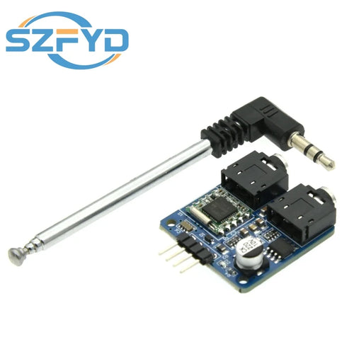 TEA5767 FM Stereo Radio Module For 76-108MHZ With Free Cable Antenna TEA5767 FM Stereo Radio Module For 76-108MHZ With Free Cable Antenna